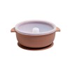 Mils & Key's Speckled   Bowl + Lid - Speckled Rusty Plum