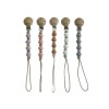 Mils & Key's Peanut - Speckled Almond, Speckled White, Lilac, Dusty Blue, Dusty Pink, Tara || Pacifier clip