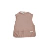 Mils & Key's Mess-Proof Sleeveless Apron/Bib - Speckled Rusty Plum
