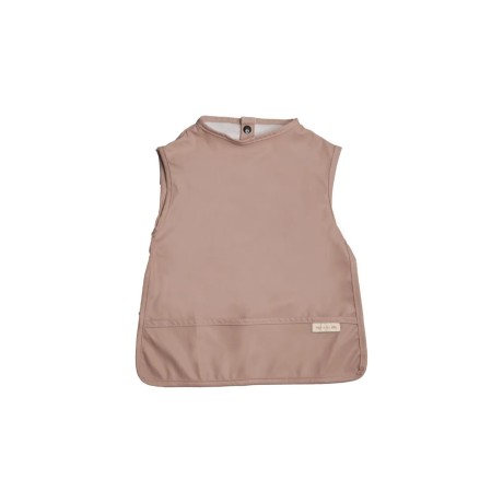 Mils & Key's Mess-Proof Sleeveless Apron/Bib - Speckled Rusty Plum