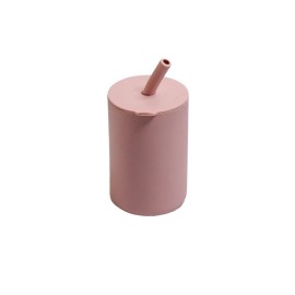Mils & Key's Straw cup with lid - Thistle Purple 