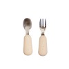 Mils & Key's Speckled Stainless Steel Toddler Cutlery - Speckled Rusty Plum