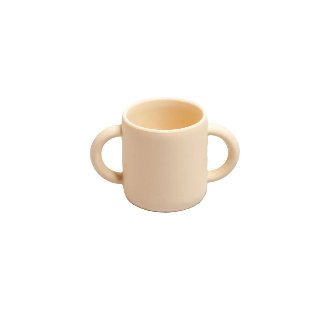 Mils & Key's Training cup with handles - Cream Mils & Key's Training cup with handles - Cream