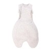 PURFLO Swaddle to Sleep Bag 0.5 TOG Lightweight for 0-4 Months Minimal Grey