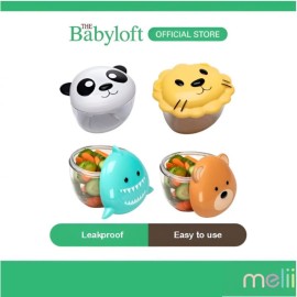 MELII Animal Snack Containers Food Storage for Toddlers and Kids Panda