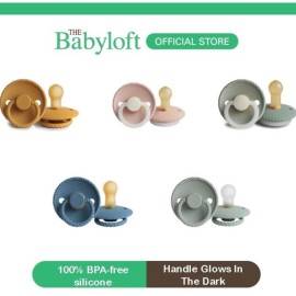 FRIGG Rope Latex BPA Free Baby Pacifier - 5 Colours Sage1