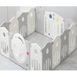 Lucky Baby Smart System™ Flodable Safety Play-Yard Rocket Design-White+Grey 
12+2 (160x160x63cm) R
o
c
k
e
t