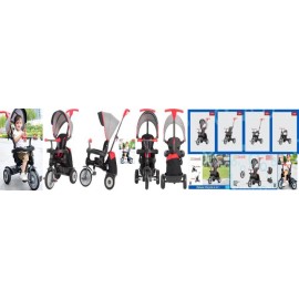 Lucky Baby Little General™ Deluxe Tricycle 4In1 - Grey-10Mth+ 