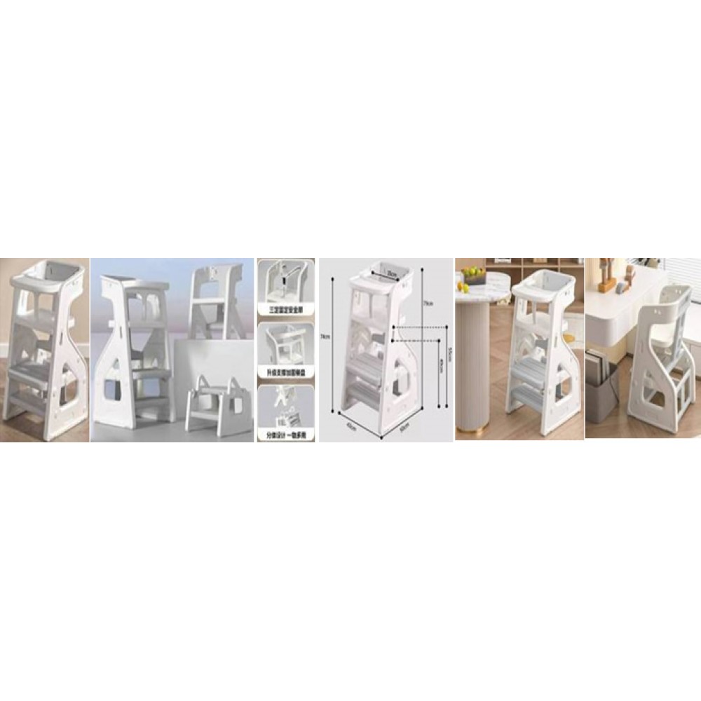 Lucky Baby Smart System™ 4 In 1 Multi Convertible Grown Highchair
PROD SIZE : 79X50X43 cm Seat Width 35cm Lucky Baby Smart System™ 4 In 1 Multi Convertible Grown Highchair
PROD SIZE : 79X50X43 cm Seat Width 35cm