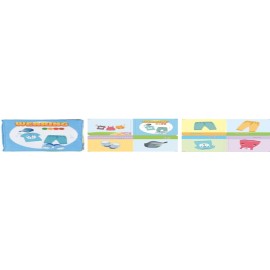 Lucky Baby English Wearing Cloth Book Size :11x11 cm WEARING