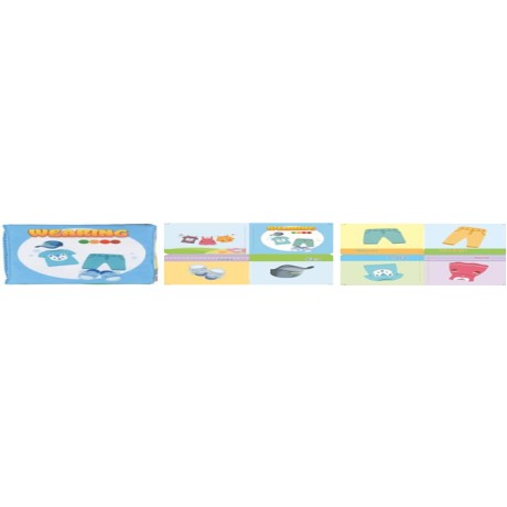 Lucky Baby English Wearing Cloth Book Size :11x11 cm WEARING