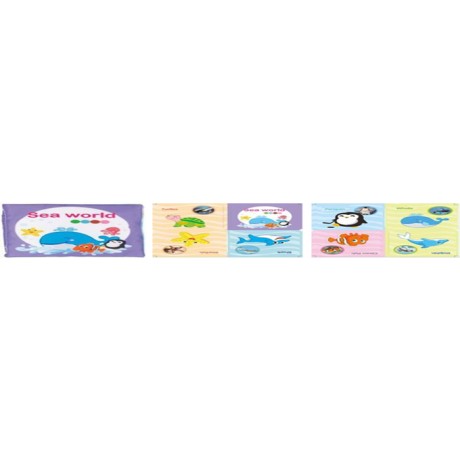 Lucky Baby English Sea World Book Size : 11x11 cm  SEA WORLD