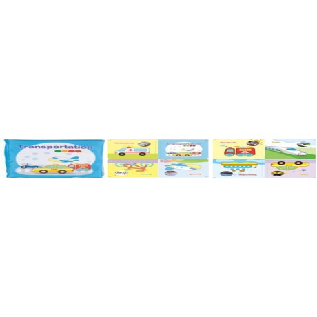 Lucky Baby English Transportion Cloth Book Size : 11x11 cm  TRANSPORT
