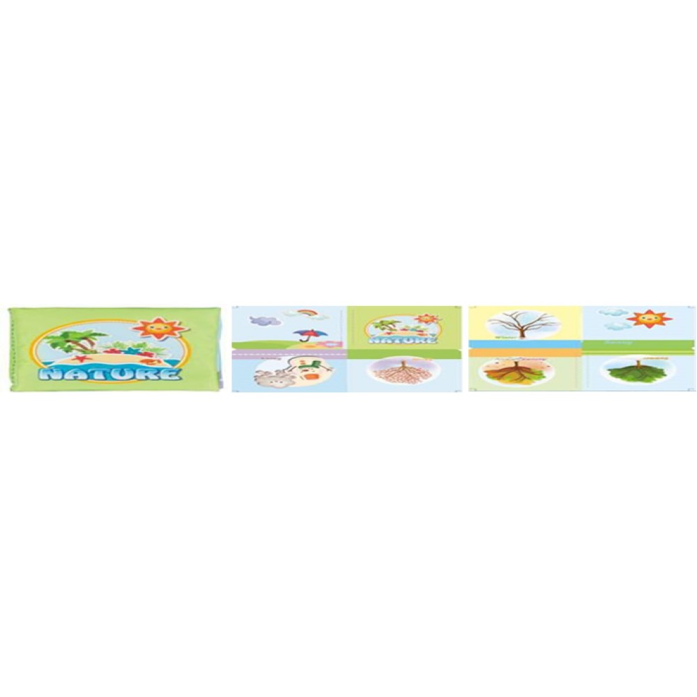 Lucky Baby English Nature Cloth Book Size : 11x11 cm  NATURE