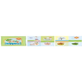 Lucky Baby English Nature Cloth Book Size : 11x11 cm  NATURE