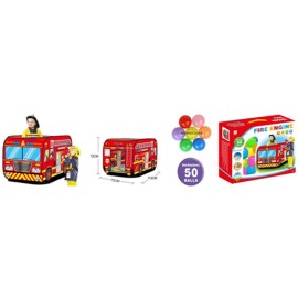 Lucky Baby  KIDS PLAY TENT WITH 50PCS  BALLS 6CM 50 BALL