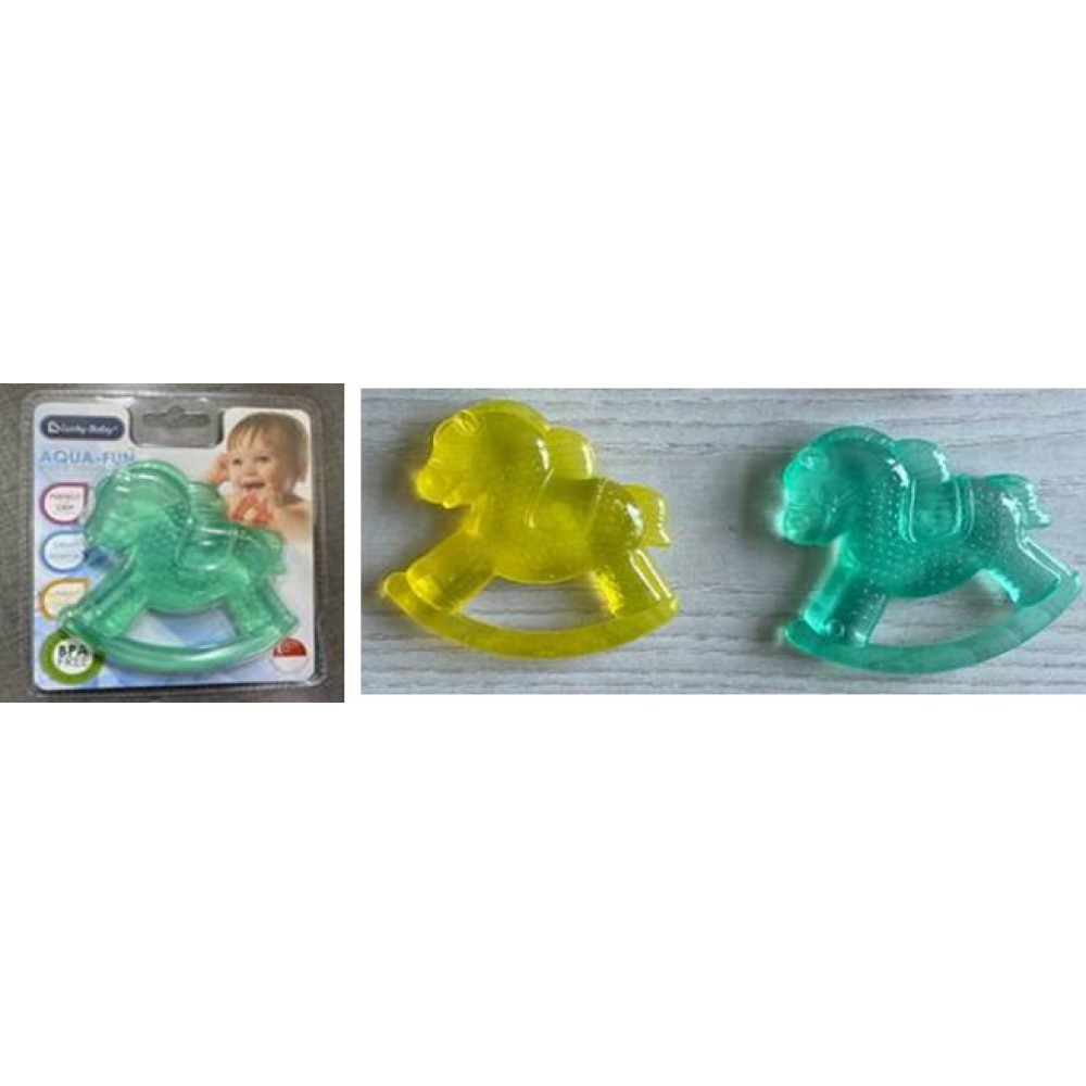 Lucky Baby Aqua-Fun™ Water Teether-DUCK ROCKING
 HORSE