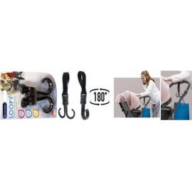Lucky Baby Loopy™ Swivel Stroller Twin Hook (2 Pcs) 2 PCS
