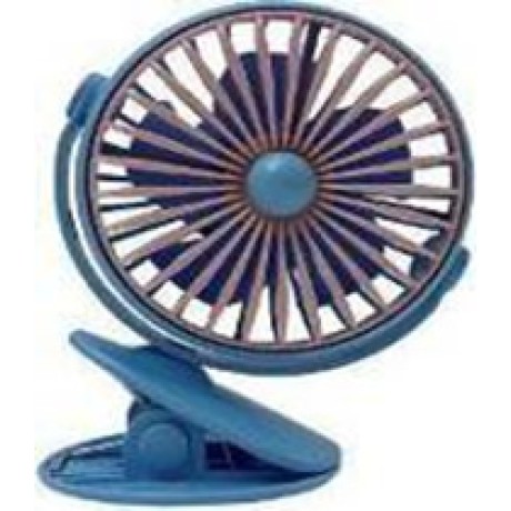 Lucky Baby FAN W/LIGHT, 3 SPEED 360° ROTATE 
Material : ABS, Battery: 500m1, USB
Size: 12.2x8.3x13.5cm Blue
蓝