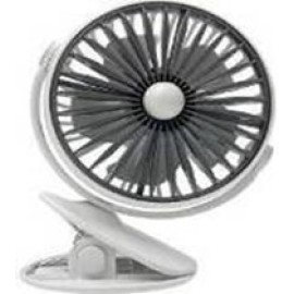 Lucky Baby FAN W/LIGHT, 3 SPEED 360° ROTATE 
Material : ABS, Battery: 500m1, USB
Size: 12.2x8.3x13.5cm White
白