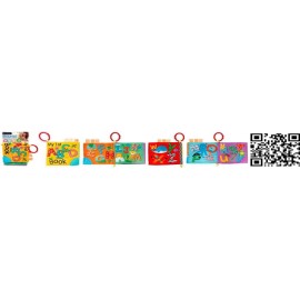Lucky Baby Smartee™ Teether Cloth Book (ADD OPP BAG) 