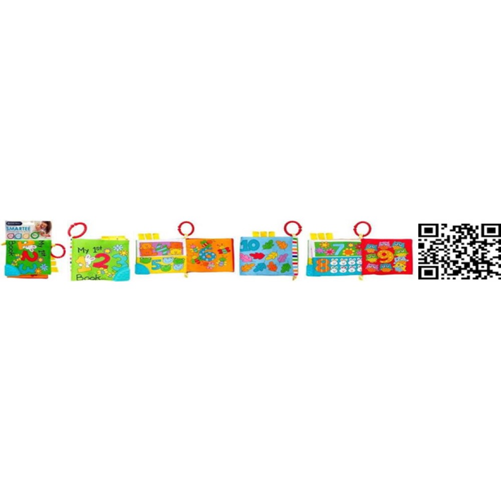 Lucky Baby Smartee™ Teether Cloth Book (ADD OPP BAG) Lucky Baby Smartee™ Teether Cloth Book (ADD OPP BAG)