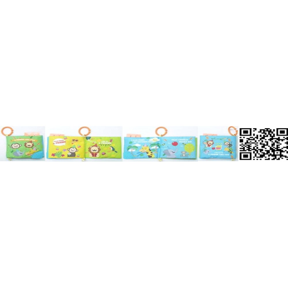 Lucky Baby Smartee™ Teether Cloth Book (Digital Print) (ADD OPP BAG) Lucky Baby Smartee™ Teether Cloth Book (Digital Print) (ADD OPP BAG)