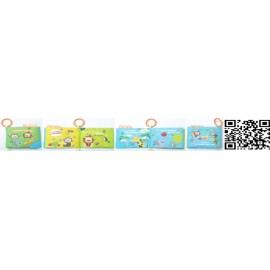 Lucky Baby Smartee™ Teether Cloth Book (Digital Print) (ADD OPP BAG) 