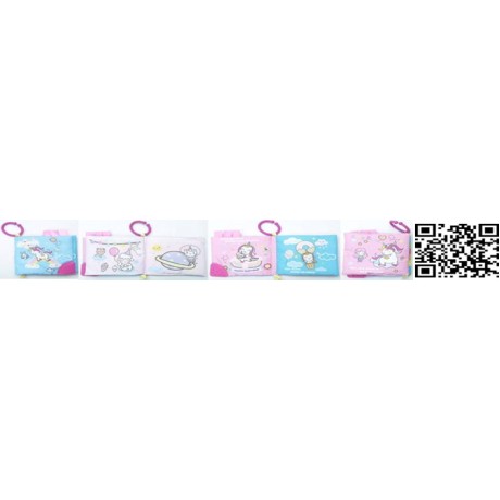 Lucky Baby Smartee™ Teether Cloth Book  (Digital Print) (ADD OPP BAG) 