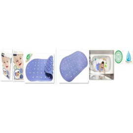 Lucky Baby Non-Slip™ Suction Bath Mat Ocean Blue 26X43cm (BOX) BLUE (BOX)
SILICONE MAT