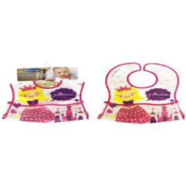 Lucky Baby PRIMO EEZEE™ CLEAN BIB -Princess(W/VELCRO CRUMB CATCHER POCKET) Princess