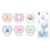 Baby Nova Soother, silicone, orthodontic, with ring, size 0 - 6 m. (Made in Germany)