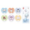 Baby Nova Soother, silicone, orthodontic, with ring, size 6 - 18 m. (Made in Germany)