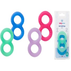 Baby Nova Teether, assorted colors 6+ months (Made in Germany)