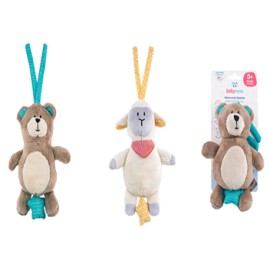 Baby Nova Musical Toy "Sheep and Bear", with soft melody 6+ months (Made in Germany)