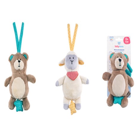 Baby Nova Musical Toy "Sheep and Bear", with soft melody 6+ months (Made in Germany)
