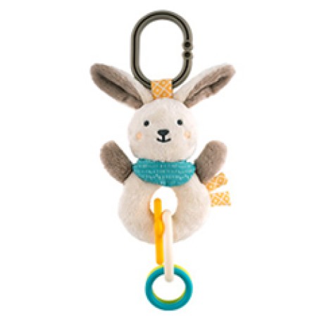 Baby Nova Rattle Toy, attachable, soft and cuddly 6+ months (Made in Germany)