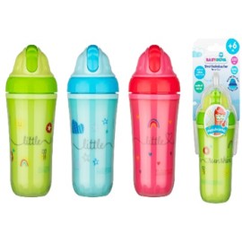 Baby Nova Straw Cup, 250ml, assorted designs (Made in Germany)