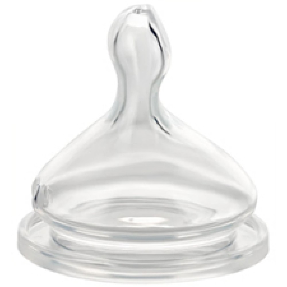 Dentistar Widde-Neck Feeding Teat, medium flow 0-24 months