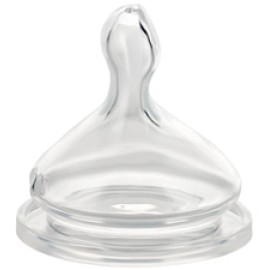 Dentistar Widde-Neck Feeding Teat, medium flow 0-24 months