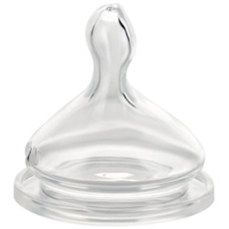 Dentistar Widde-Neck Feeding Teat, medium flow 0-24 months