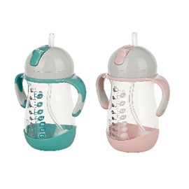 Dentistar Straw Cup, 260ml, Asstd Col 6+ months