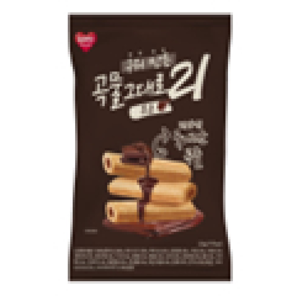 KEMY Premium Baked Grain Crispy Roll 21 (Chocolate) 150g10g x 15 Sticks /pack