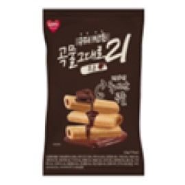 KEMY Premium Baked Grain Crispy Roll 21 (Chocolate) 150g10g x 15 Sticks /pack