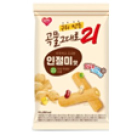KEMY Baked Grain Crispy Roll 21 (Injeolmi)               150g10g x 15 Sticks /pack