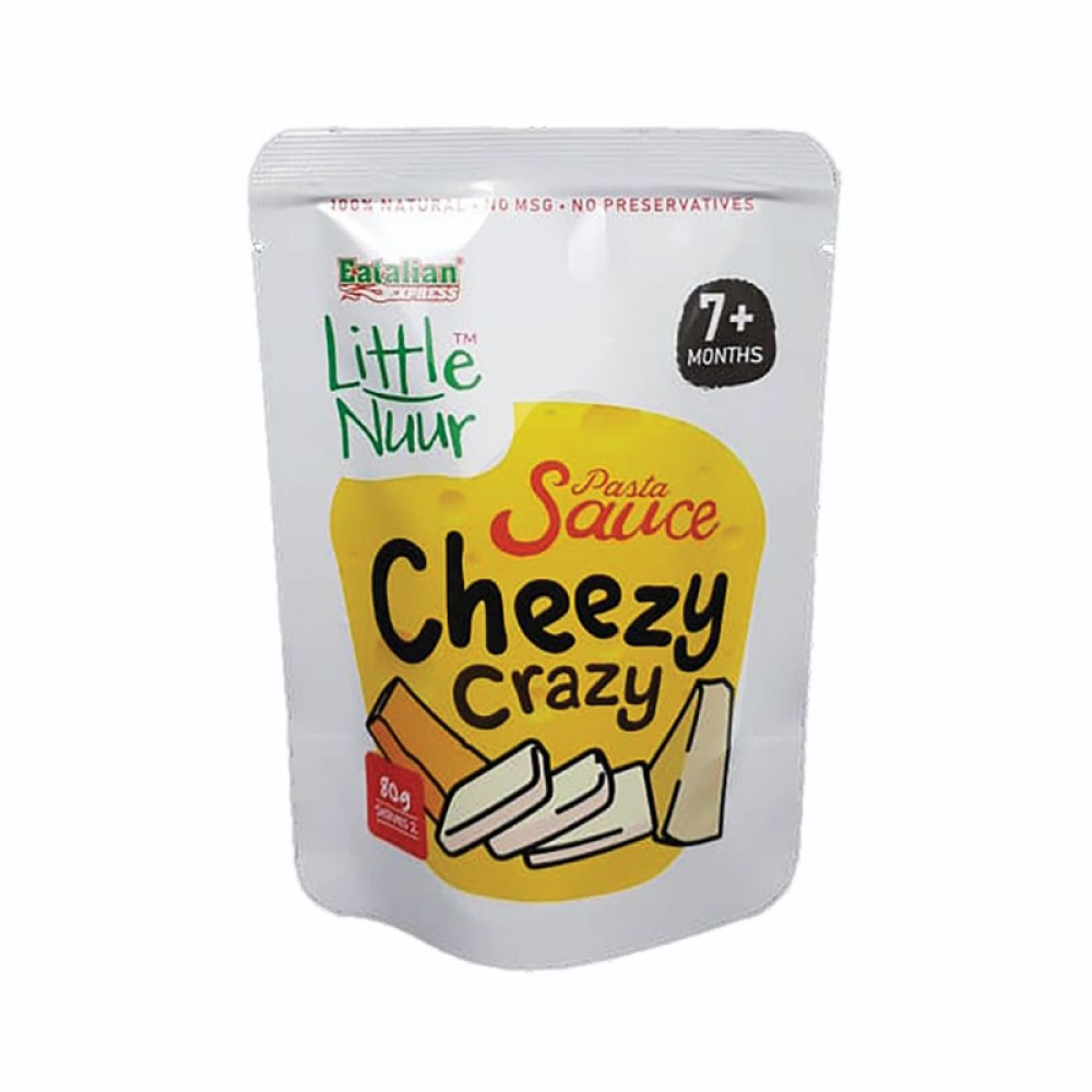 Little Nuur Baby Sauce 7m+ - Cheezy Crazy Little Nuur Baby Sauce 7m+ - Cheezy Crazy