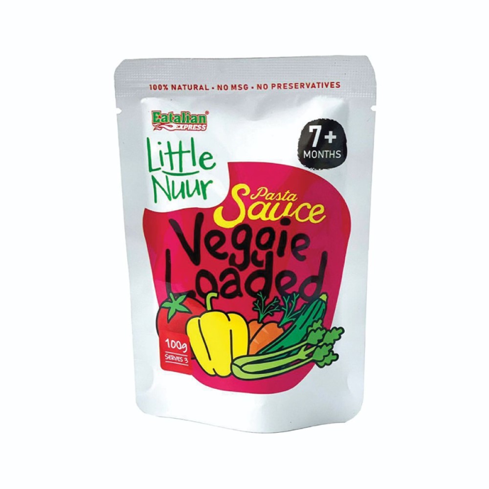 Little Nuur Baby Sauce 7m+ - Veggie Loaded Little Nuur Baby Sauce 7m+ - Veggie Loaded