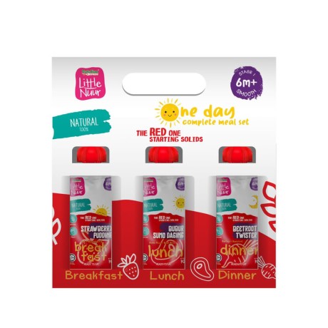 6m+ The Red One - One Day Complete Meal Set