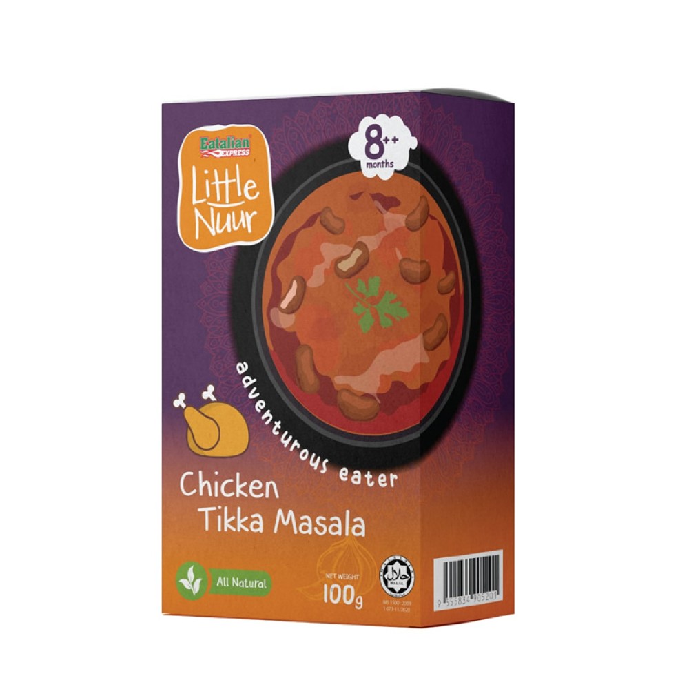 Little Nuur Lauk Baby 8m+ Chicken Tikka Masala Ready To Eat