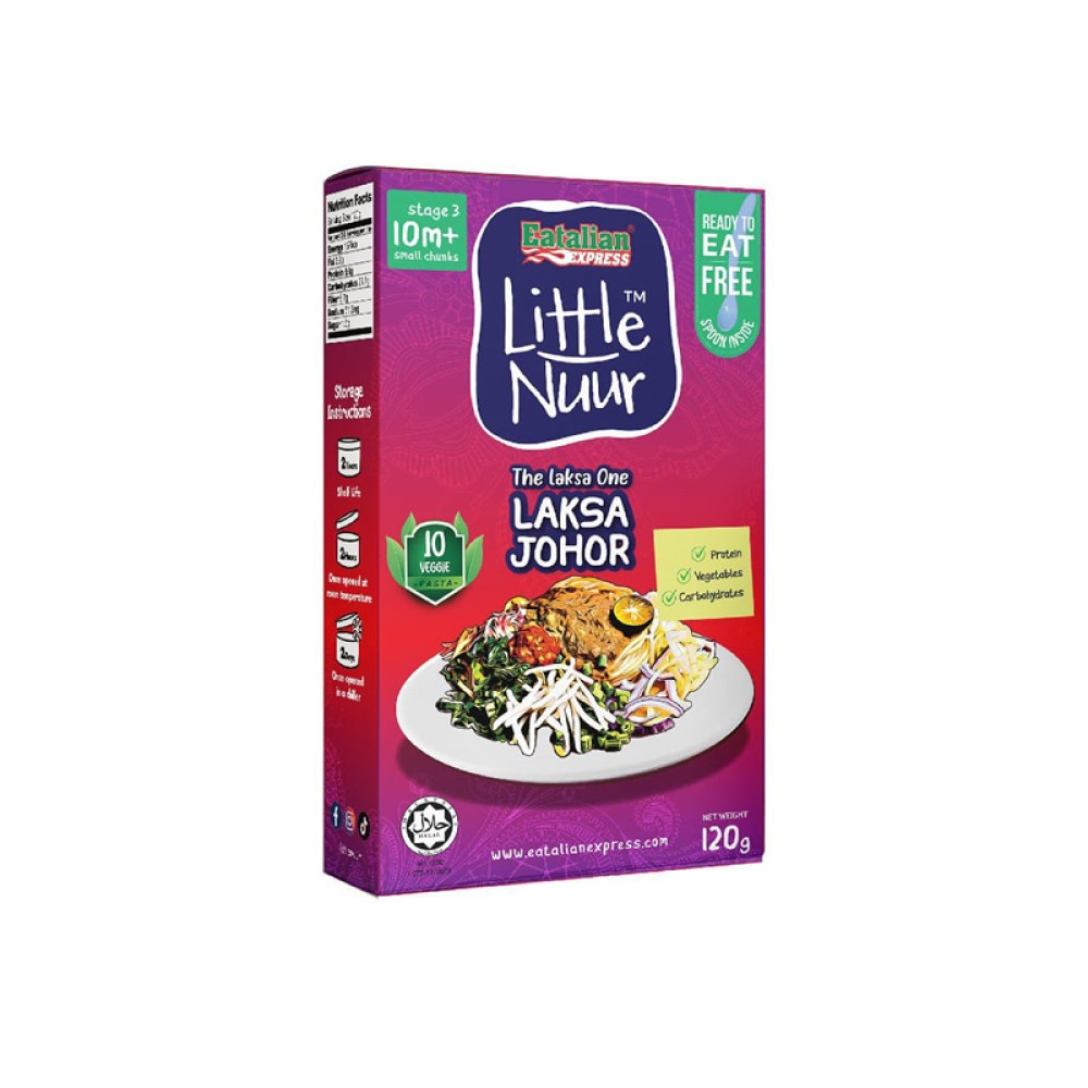 Little Nuur 10m+ Laksa Johor Ready To Eat
